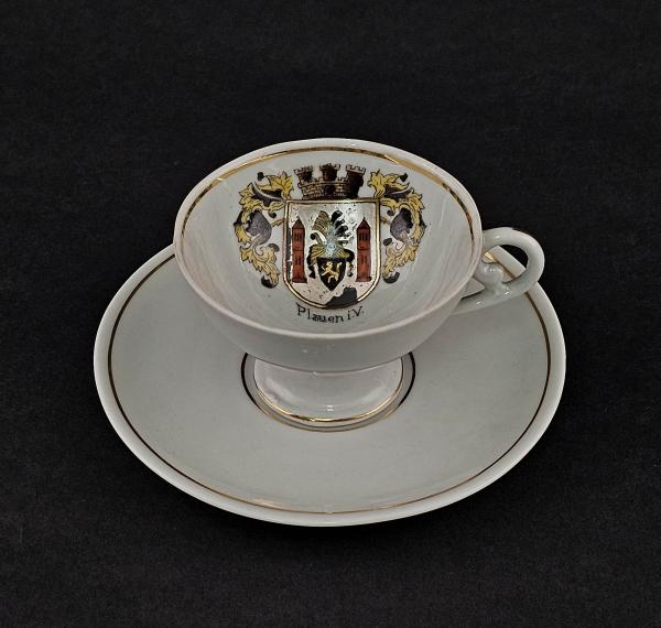 Andenken Mokka-Tasse Plauen i.V.