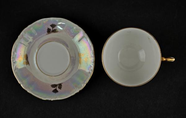 Mokka-Tasse Kahla Watteauszene