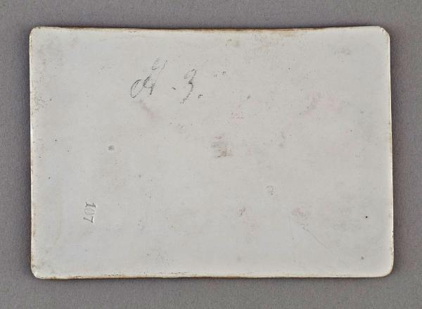 Porzellanbild Küstenansicht mit Leuchtturm