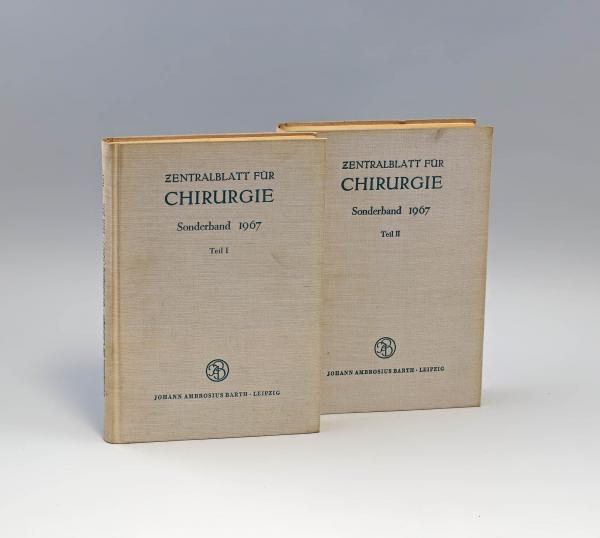 2 Sonderbände Zentralblatt der Chirurgie 1967