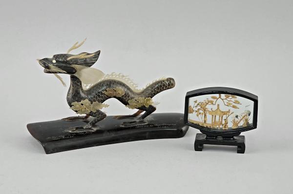 Asiatischer Drache + Aufsteller
