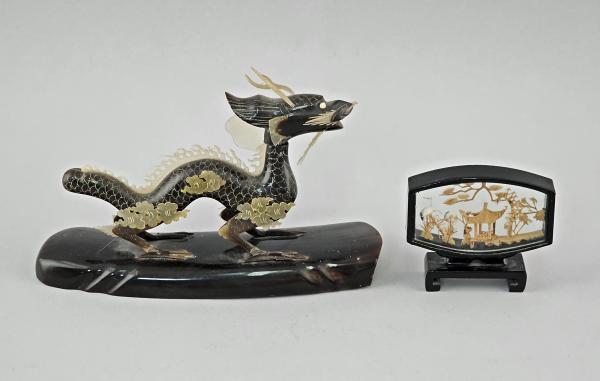 Asiatischer Drache + Aufsteller