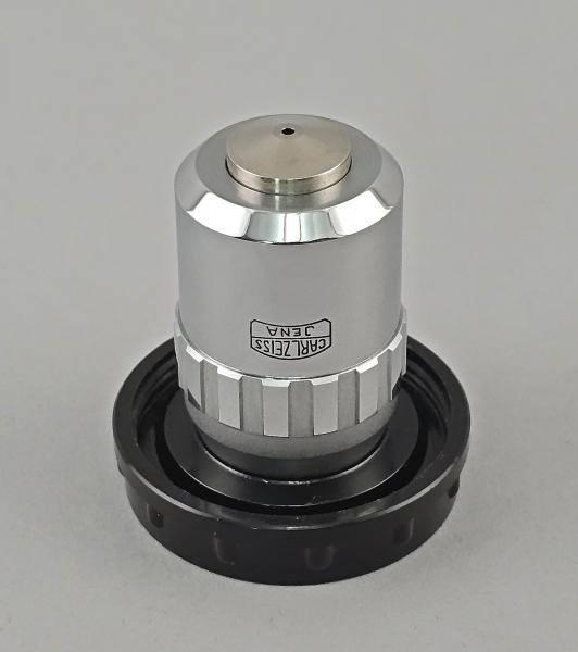 Mikroskop-Objektiv Carl Zeiss Jena Planachromat 40/0,65 160/0,17 RMS Vorserie?