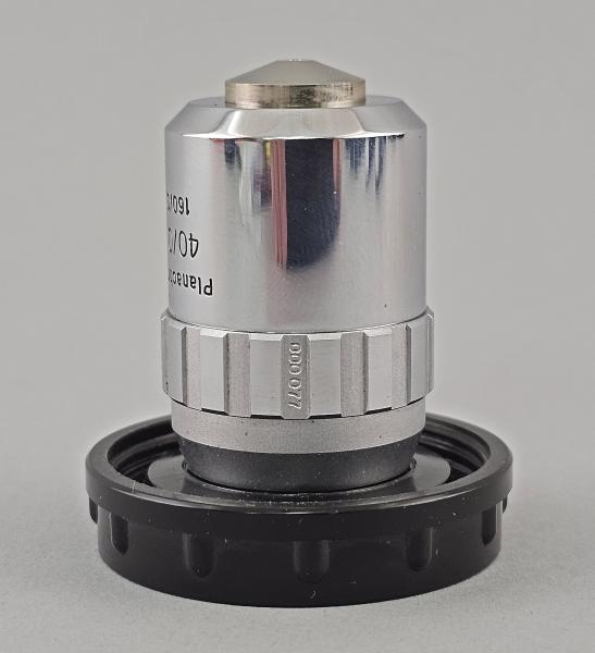 Mikroskop-Objektiv Carl Zeiss Jena Planachromat 40/0,65 160/0,17 RMS Vorserie?