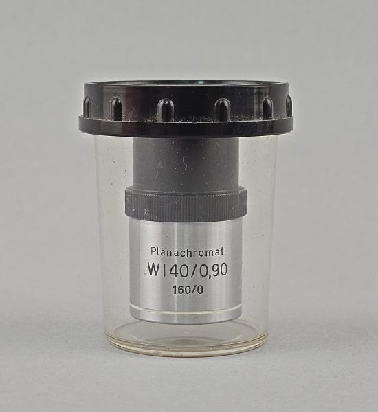Mikroskop-Objektiv Carl Zeiss aus Jena Planachromat WI 40/0,90 160/0 RMS Wasserimmersion