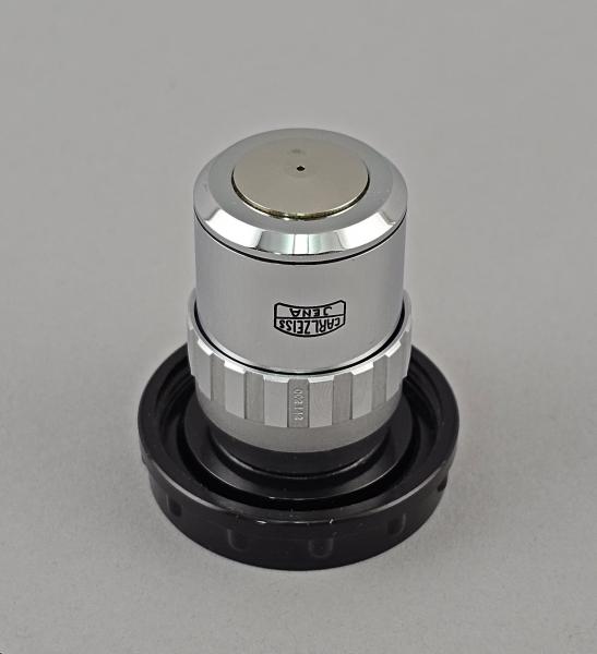 Mikroskop-Objektiv Carl Zeiss Jena Planachromat HI 100/1,25 160/0,17C RMS