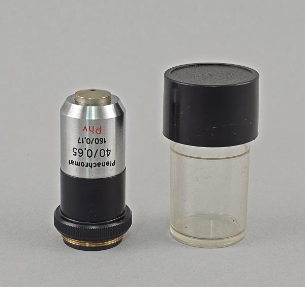 Mikroskop-Objektiv Carl Zeiss Jena Planachromat 40/0,65 160/0,17 Phv RMS