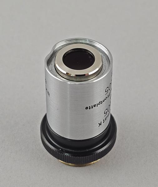 Mikroskop-Objektiv Carl Zeiss Jena Planachromat K 4x/0,05 ∞/0 ∞/2 RMS