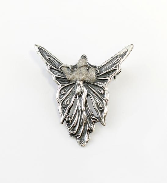 Jugendstil Brosche Schmetterlingsfrau