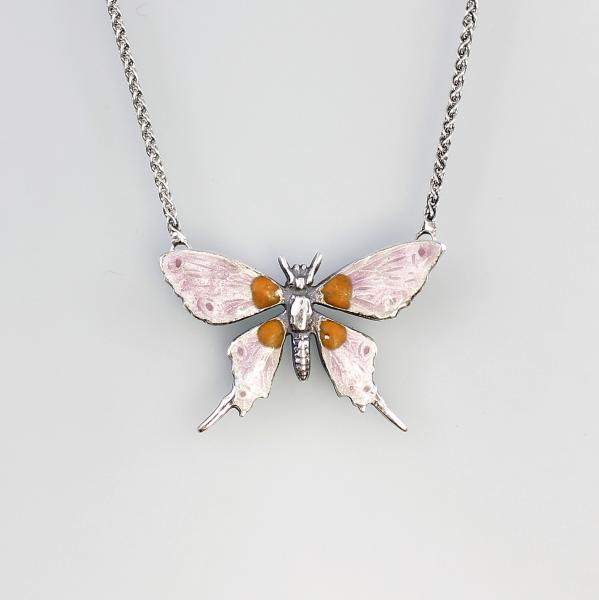 emailliertes Collier Schmetterling