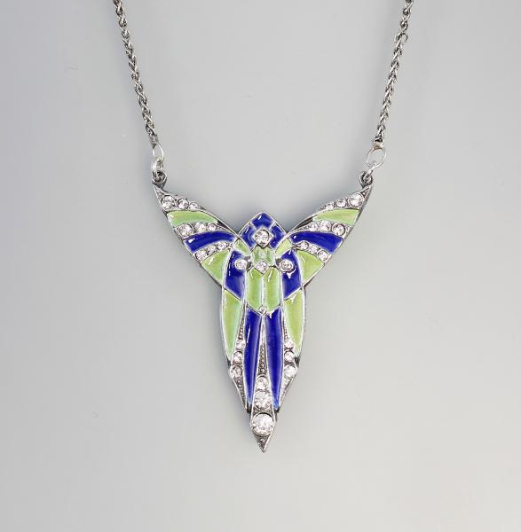 emailliertes Collier Swarovski