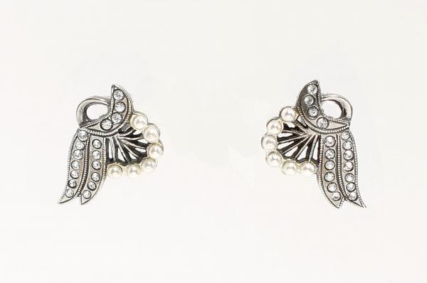 Ohrringe Swarovski Steine und Perlen