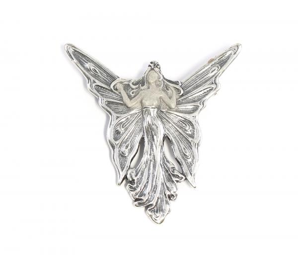 Jugendstil Brosche Elfe