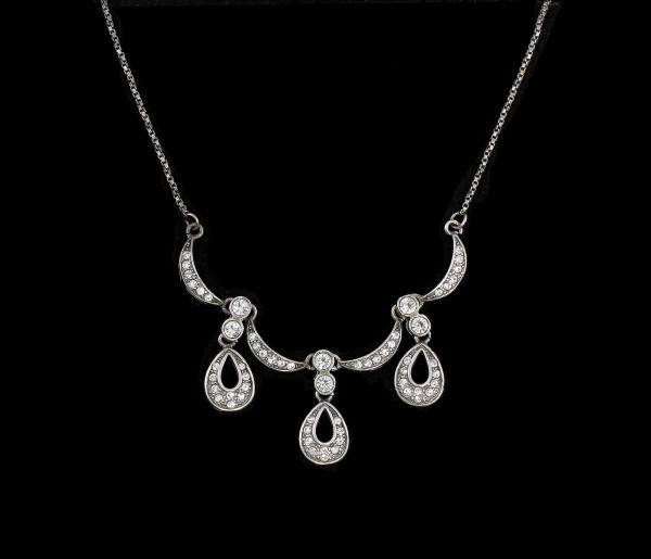 Jugendstil Collier Swarovski