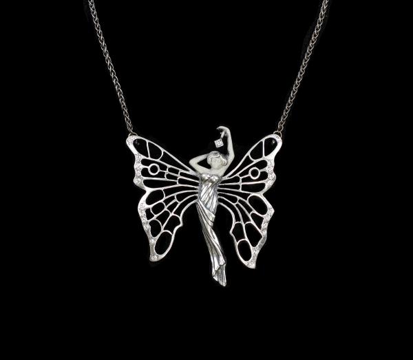 Collier Schmetterlings Frau Swarovski
