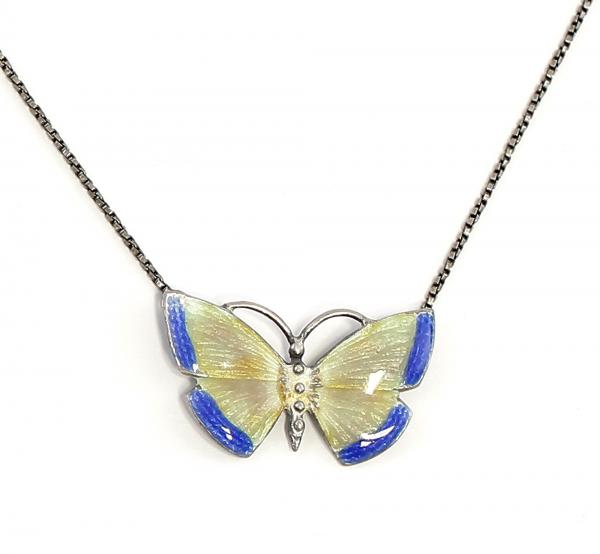 emailliertes Collier Schmetterling