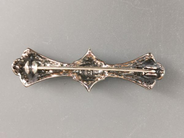 Brosche Swarowski Schleife Art déco