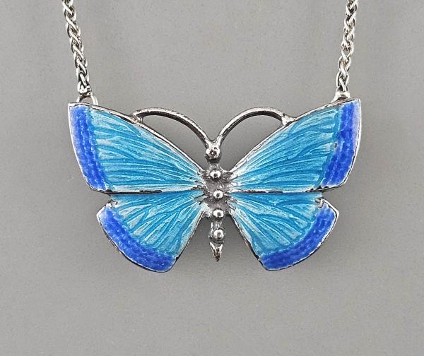 emailliertes Collier Schmetterling