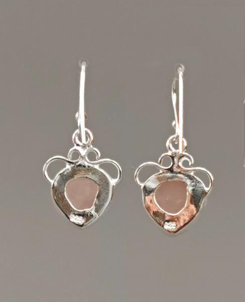 Ohrringe Rosenquarz 1,5x3cm