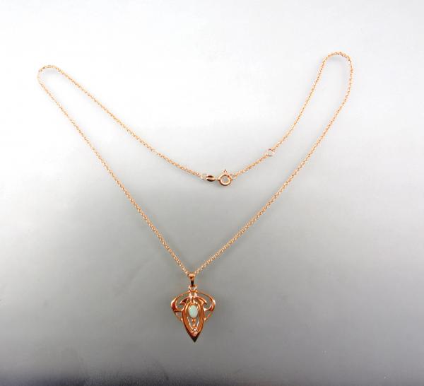 Jugendstil Collier Opal