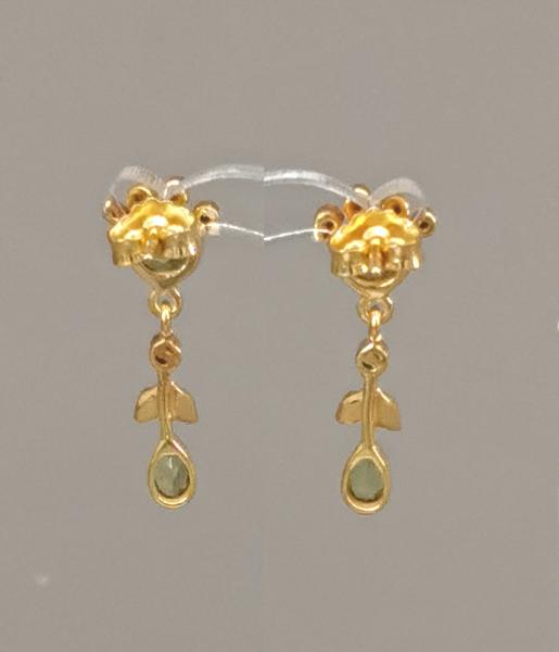 Ohrstecker Peridot Perle