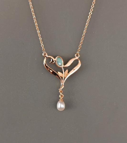 Collier Opal Perle