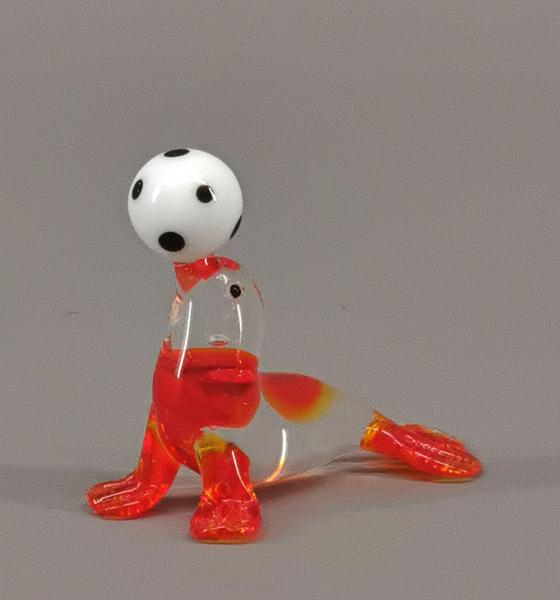Seehund m. Ball rot 6cm