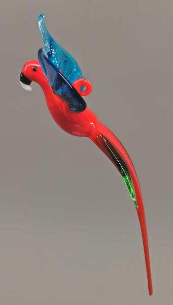 Papagei rot 10cm