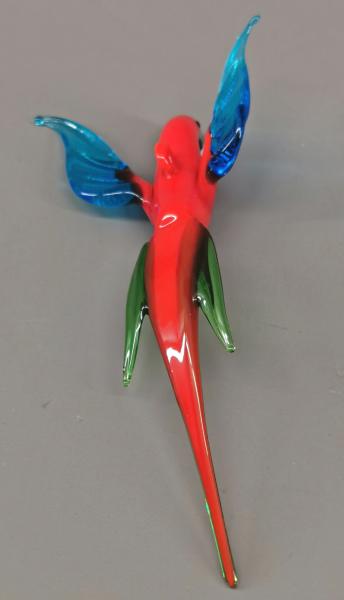 Papagei rot 6x10cm