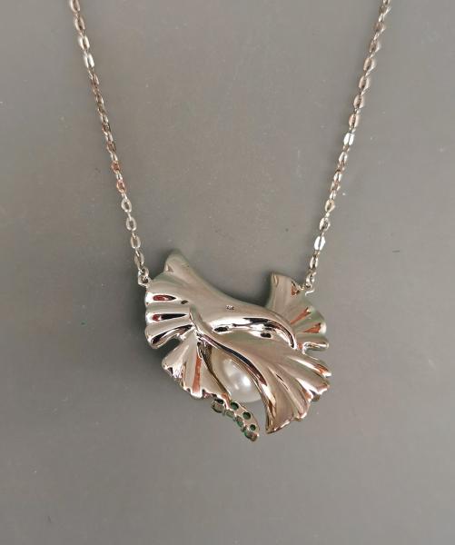 Smaragd Perlen Collier mit Markasiten
