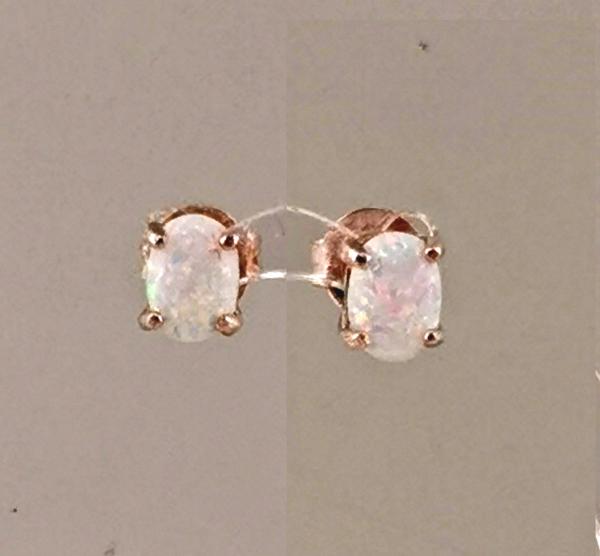 Opal Ohrringe Cabochon