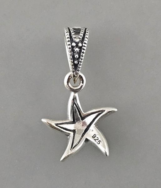 Markasiten Anhänger Seestern 1,3x2,3cm