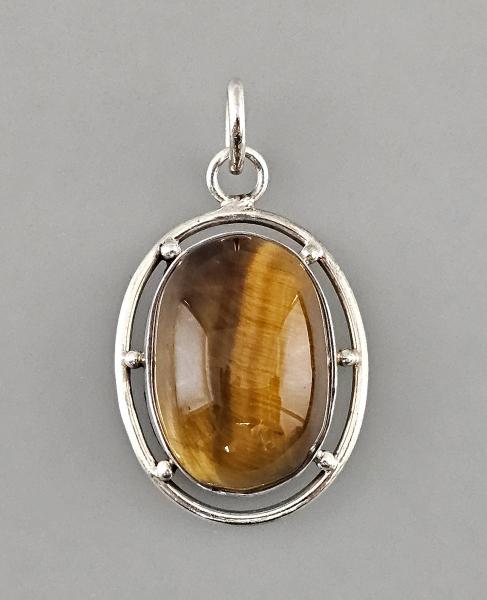 Tigerauge Anhänger 2,5x4,2cm