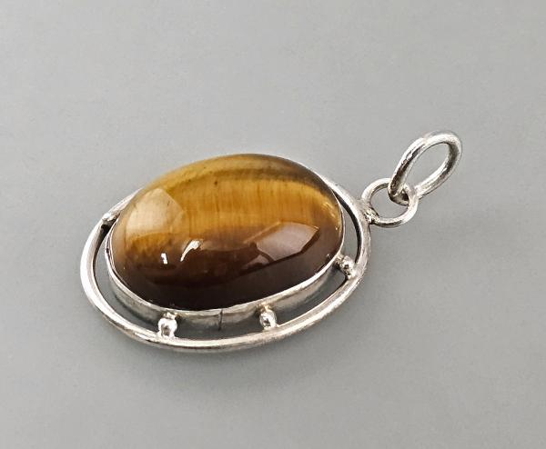 Tigerauge Anhänger 2,5x4,2cm