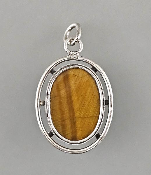 Tigerauge Anhänger 2,5x4,2cm