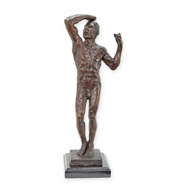 Bronze Skulptur Männerakt "Bronzezeit"