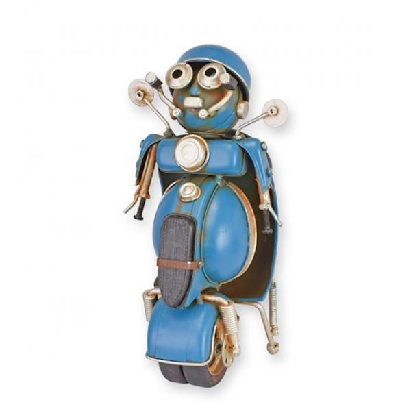 Blech-Modell Roboter blau