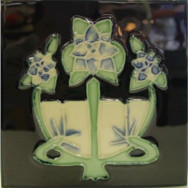 Keramik-Fliese Jugendstil