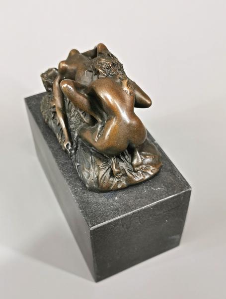 Erotik Bronze Skulptur Liebendes Paar Frauen