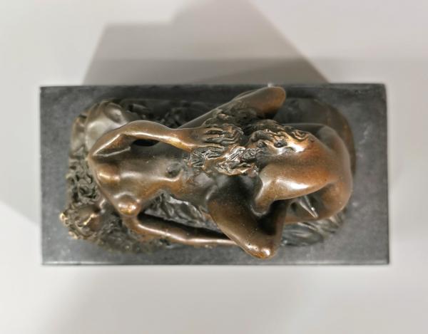 Erotik Bronze Skulptur Liebendes Paar Frauen
