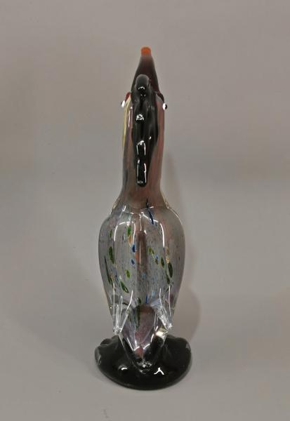 Glasfigur Murano-Stil Pelikan