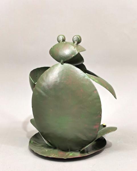 Flaschenhalter Frosch grün