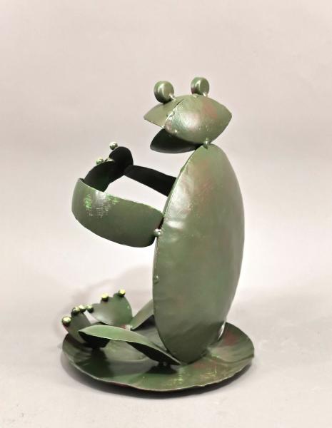 Flaschenhalter Frosch grün