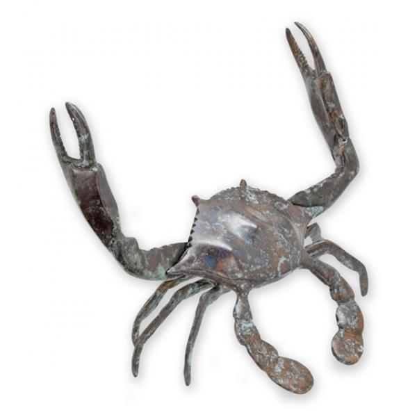 Bronze Skulptur Krabbe