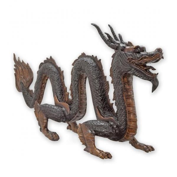 Bronze Skulptur chinesischer Drachen