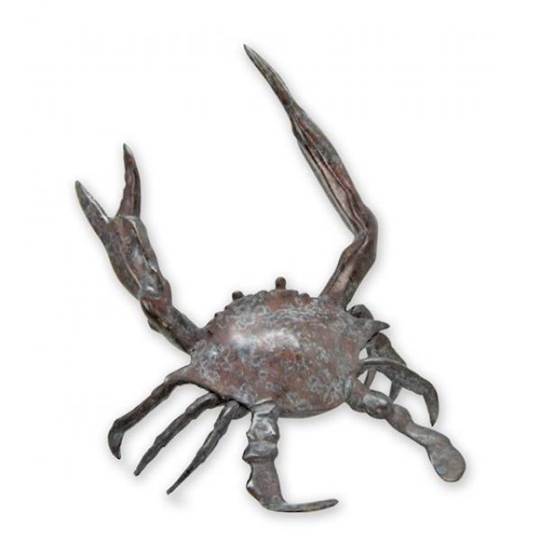 Bronze Skulptur Krabbe