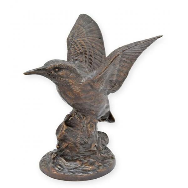 Bronze Skulptur Eisvogel