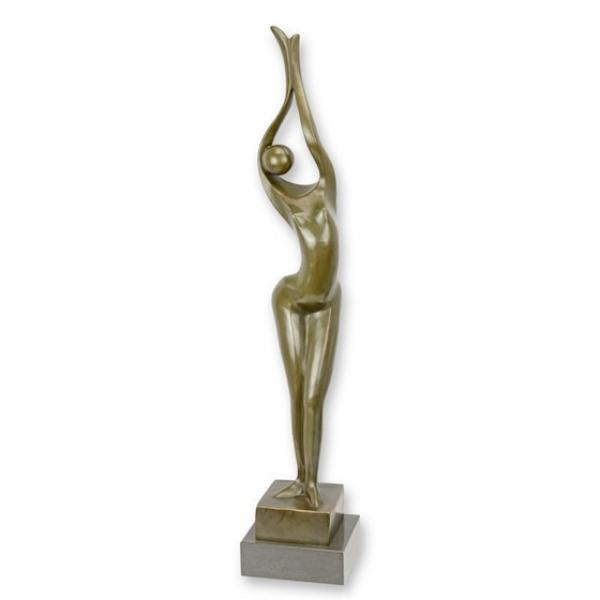 Bronze Skulptur stilisierte Nackte