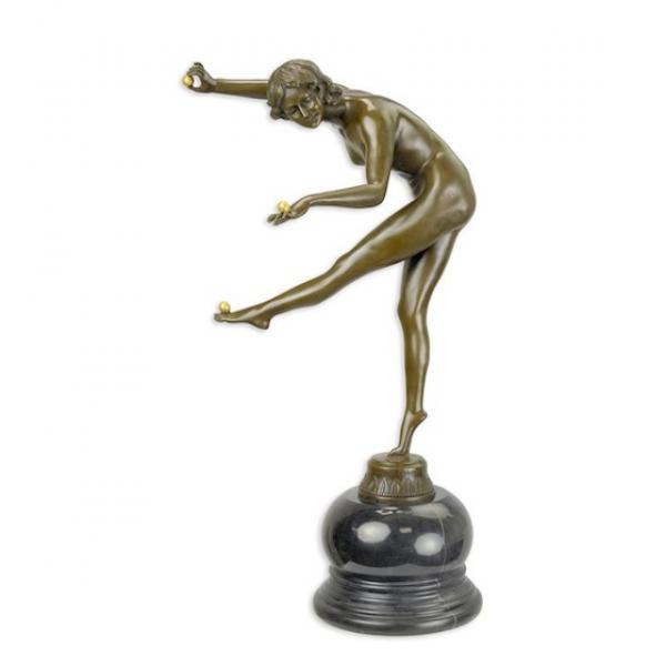 Bronze Skulptur "Trickstress"