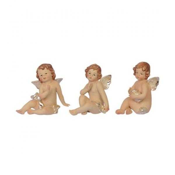 Set 3 Porzellanfiguren Engel